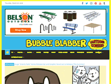 Tablet Screenshot of bubbleblabber.com